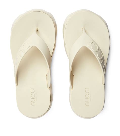 gucci thong sandals white|Gucci thong sandals sale.